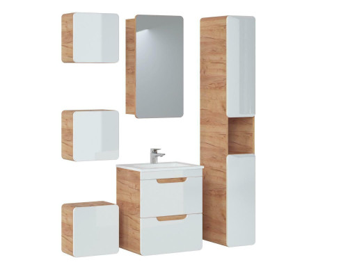 Design bagno mobili bagno 6 pezzi set decorazione armadio lavabo