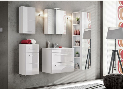 Mobili da bagno design decorativi bagno set composto da 5 pezzi. Armadio lavabo.