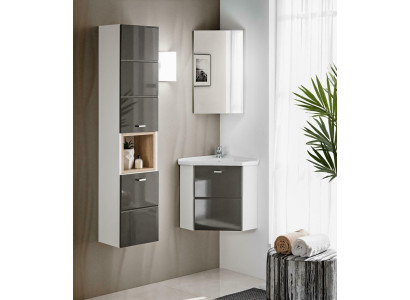 Posto di lavaggio mobili bagno set lavabo ad angolo lavabo