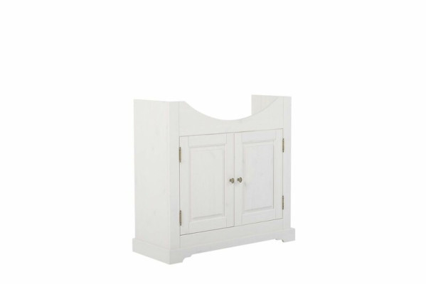 Mobile da bagno di campagna di lusso di qualità con lavabo e mobile sotto 85x35x81.