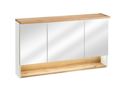 Mobile specchio armadietto mobiletto da bagno con specchio 120 cm LED