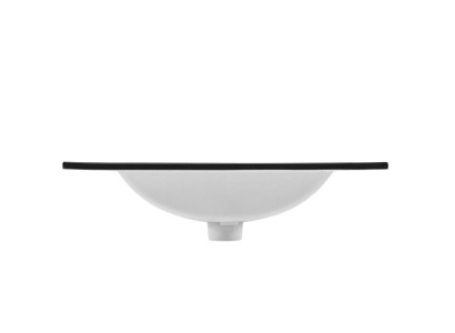 Lavabo lavabo in ceramica nera a incasso