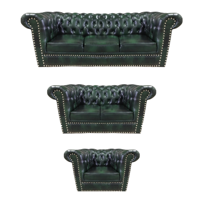 Set di divani 3 pezzi per soggiorno, design moderno, poltrona Chesterfield