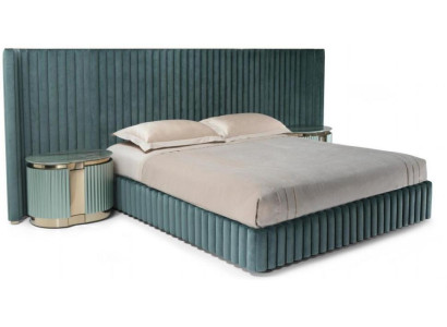 Camera da letto Mobili Letto matrimoniale 2x Comodini Struttura letto Comodini