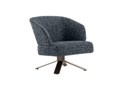 Sedia lussuosa Sedia lounge ergonomica Imbottitura design moderno
