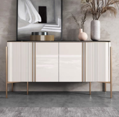 Comò in legno Armadio di design Scaffale Moderno Mobiletto a credenza Cassettiera