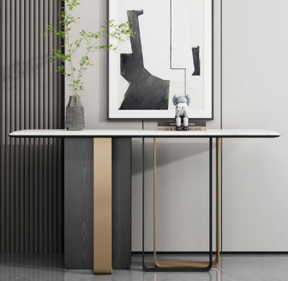 Tavolo console in legno designer moderno per il soggiorno