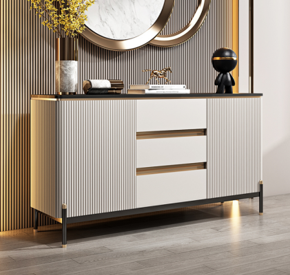 Comò bianco credenza in legno armadio arredamento credenza lusso nuovo