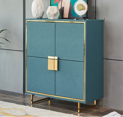 Mobile porta TV moderno blu soggiorno credenza lusso scaffali mobili nuovi