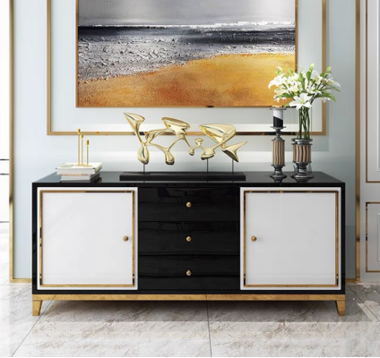 Mobile da salotto design moderno moderno credenza in legno nuovo.