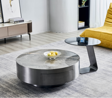 Tavolini laterali Tavoli Design Salotto Tavolino Set 2 pezzi Mobili