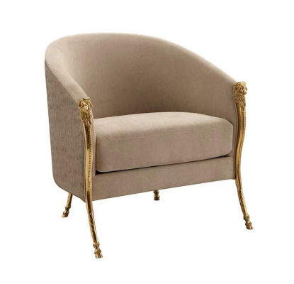 Sedia design di lusso Lounge Club Relax Divano imbottito per il soggiorno.