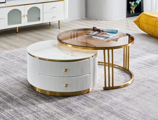 Tavolino da salotto mobili da soggiorno di lusso in legno Tavoli Tavolini 80x40,5 Tavolo