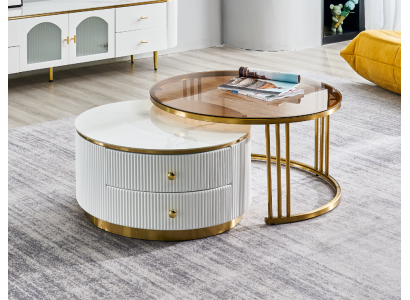 Tavolino da salotto mobili da soggiorno di lusso in legno Tavoli Tavolini 80x40,5 Tavolo