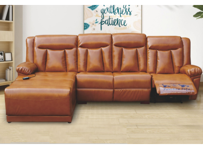 Divano ad angolo a L design moderno relax divano imbottito di lusso nuovo