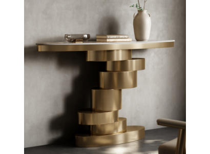 Tavolo console in legno progettato, tavolo console console mobili.