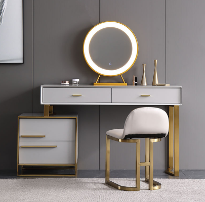 Tavolo moderno Consolle Specchio Toletta Camera da letto Tavolo cosmetico