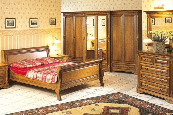 Mobili classici Armadio Libreria Armadio Guardaroba Massiccio Stile coloniale O6D