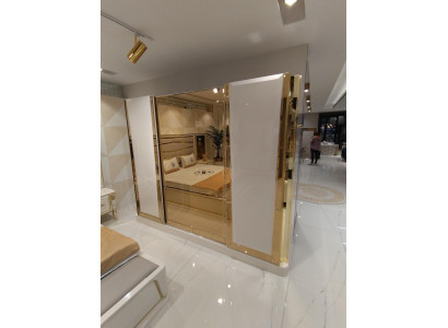 Armadio moderno in legno per camera da letto, nuovo, mobili nuovi.