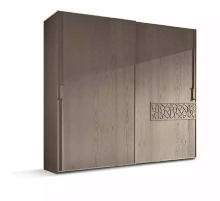 Camera da letto Letto 2x Comodino Design 6 pezzi Set completo marrone 6 pezzi