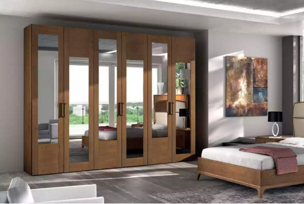 Camera da letto Armadio Materiale Legno Armadio Stile Moderno nuovo