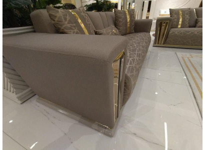 Set completo di divani di lusso 3+1 posti, divano moderno per soggiorno.   Traduzione in italiano: Set completo di divani di lusso da 3 posti più 1, divano moderno per il soggiorno.