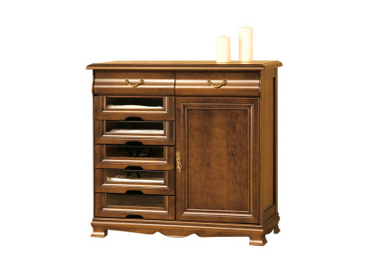 Comò classico Mobiletto Country Cassettiera Armadietto con cassetti.