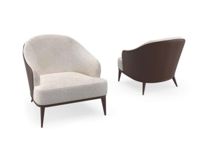 Poltrona Seduta Design Moderno Soggiorno marrone Stile lusso Poltrona TV