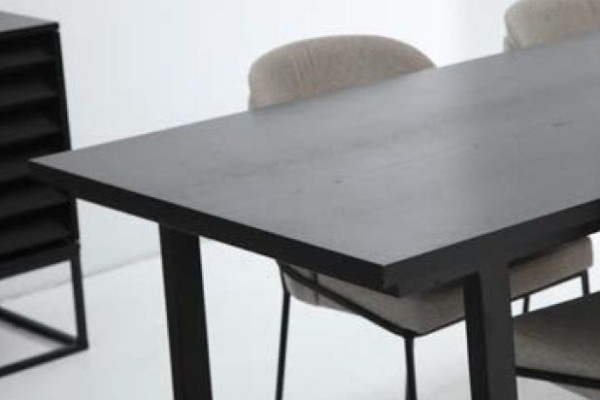 Angolo pranzo Gruppo da pranzo Sala da pranzo Tavolo Sedie 5 pezzi Legno Grigio Set Nuovo