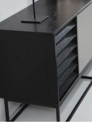 Angolo pranzo Set da pranzo Sala da pranzo Tavolo da pranzo Sedie 6 pezzi Legno Nero Set Nuovo