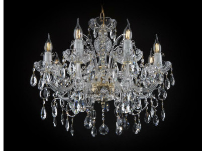 Design lampadario nobile con pietre di cristallo porta candele lampadario lampade lampade a soffitto