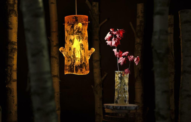 Lampadari a sospensione con cristalli, lampada a soffitto design Boemia luci nove