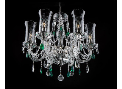 Design boemo lampadario lampadari soffitto blu lampada di cristallo luminarie