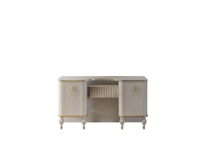 Tavolo per il trucco beige, design del tavolo per il trucco, camera da letto, mobili esclusivi