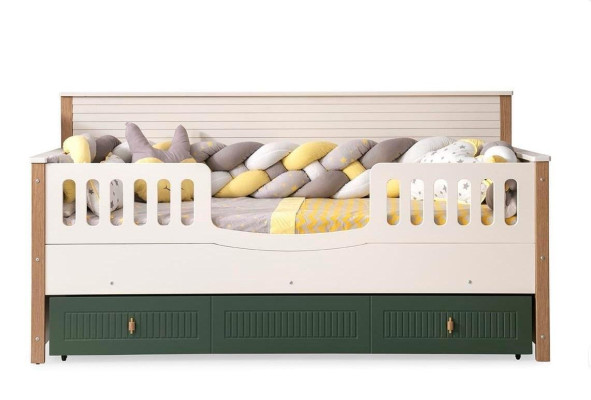 Telaio del letto Lettino Letto Camera dei bambini Mobili camera da letto Legno chiaro