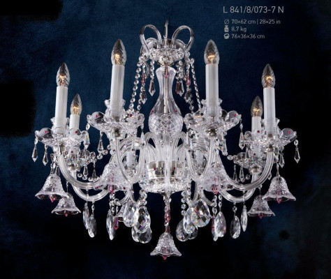 Cristallo lampadario Lampadario a sospensione Lampada Boemia Plafoniera