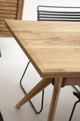 Gruppo da pranzo Angolo cottura Sala da pranzo Tavolo da pranzo Sedie Madia 6 pezzi Marrone Legno