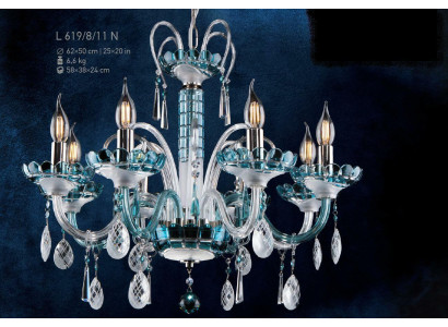 Cristallo lampadario lampada copertura soffitto Boemia