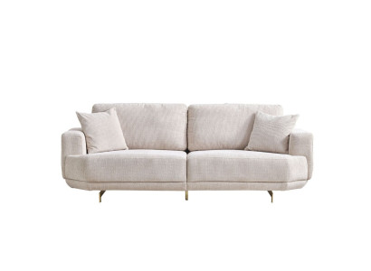 Bianco Tessile Divano 3 posti soggiorno Imbottito 3 posti Soggiorno Divano Mobili