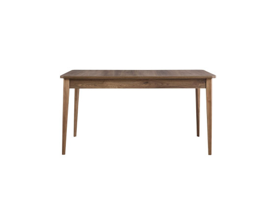 Tavolo da pranzo allungabile in legno marrone da 160 cm per sala da pranzo