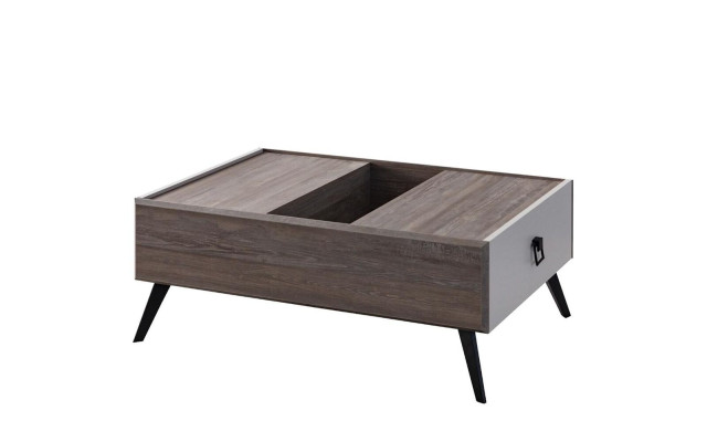 Tavolino Basso Tavolino da Salotto in Legno Tavolino Caffè Grigio Salotto