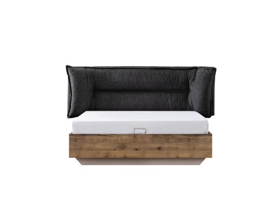 Set da camera da letto di lusso con letto matrimoniale in legno color marrone moderno 7 pezzi