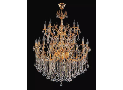 Reale lusso lampadario lampadario soffitto oro lampada a soffitto lampadario cristallo