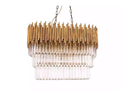 Lampada da soffitto Lampadario Lampadario Lampadario di lusso in oro Lampadario a cristalli