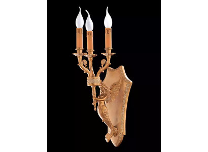 Lampada da parete dorata design luce lampada soggiorno lusso camera da letto nuova