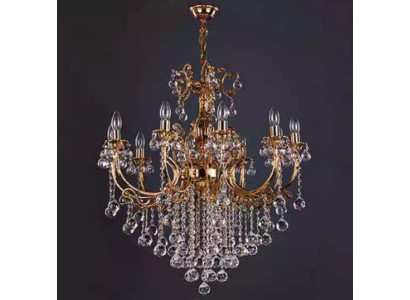 Lampadario di lusso lampada lampadario lampadario lampadario lampada a soffitto cristallo oro