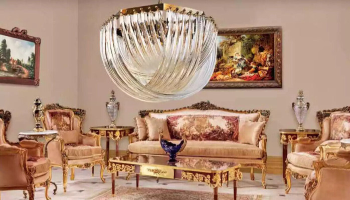 Lustro lampadario soggiorno cristallo lusso lampadario.