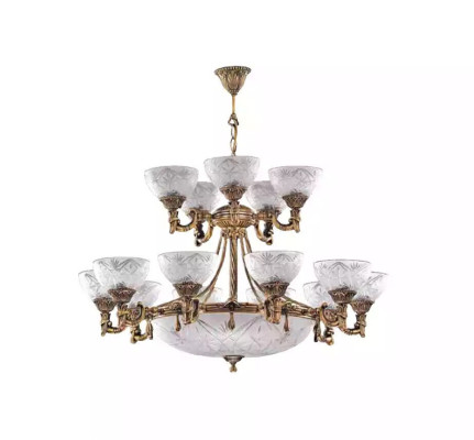 Lampada a soffitto Lüster Lampadario Lampadario Lampadario Vetro Grigio Lampade