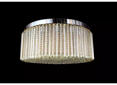 Lampadario a soffitto a sospensione a lampadario con pendente a faretto in cristallo.