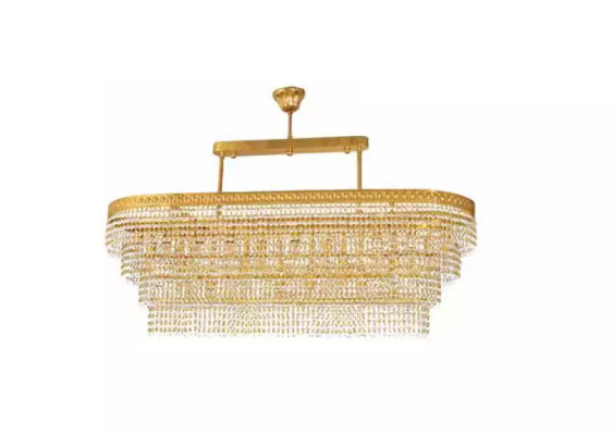 Lampadario di lusso lampadario lampada a soffitto lampadario di cristallo lampadario sala da pranzo tavolo